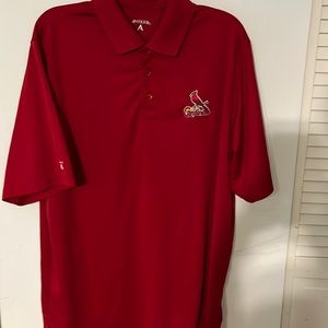 Mens St Louis Cardinals golf shirt